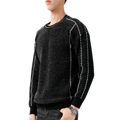 China New Arrival Mens Sweaters Men's Knitted Anti-Pilling Pullover Custom Crew Neck Knit For Casual Long Sleeve Fashion Chenille Sweater for sale