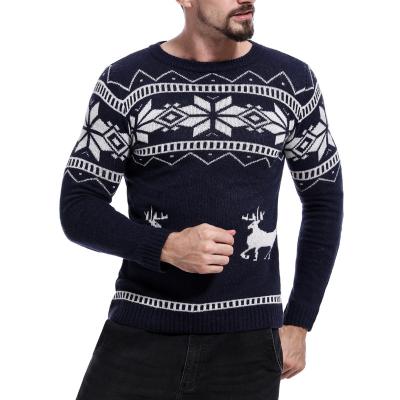 China New Autumn and Winter Anti-wrinkle Men's Christmas Fawn Sweater Sweater Sweater for sale