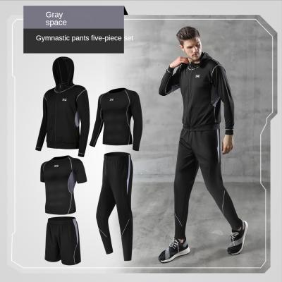 China European and American sports suit men's summer breathable fashion new two-piece for sale