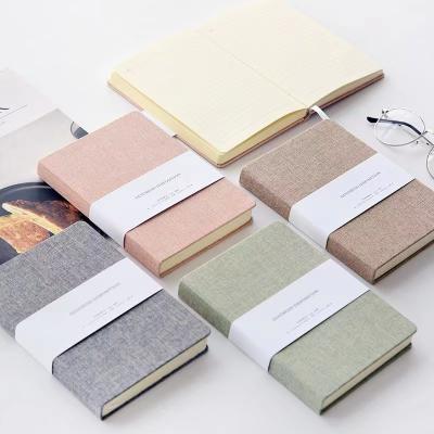 China Eco - Friendly Paper One Trip With Hard Cover Fabric Foil Treatment On Notebooks Executive Instrument for sale