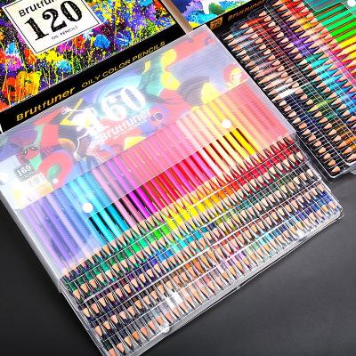 China Professional Oil Based Art Artist 24 Color Painting Pencil 36 48 72 120 Colors Oil Color Pencil Set for sale