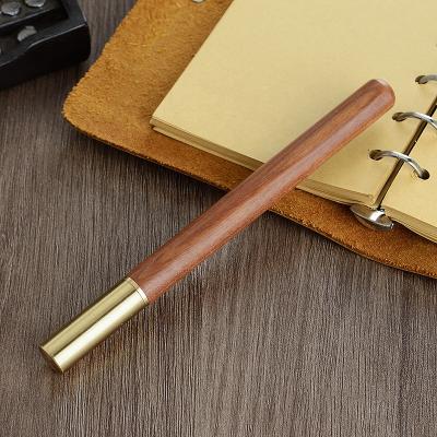 China Pen Natural Promotional Wooden Pen Roller Handmade Eco-Friendly Wooden Pen for sale