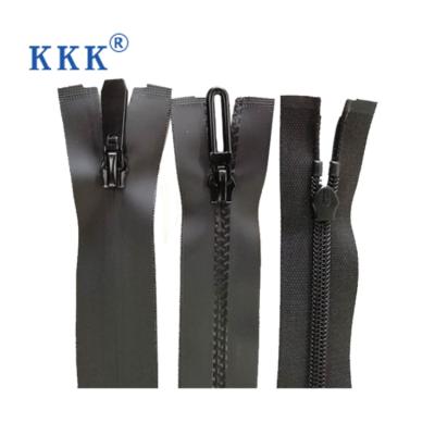 China Automatic Lock Factory Supply Attractive Cheap Black Nylon Skirt Metal Zipper for sale