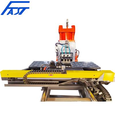 China Steel Plate CNC Hole Punching Machine Automatic CNC Turret Punching Machine For Steel Tower Servo Motor for sale