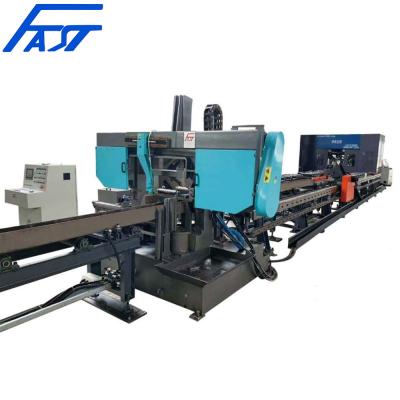 China Beam Type Drilling Band Sawing Machine CNC Machine Tool Metal Band Sawing Machine for sale