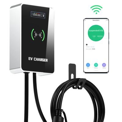 China Quick Charge Support SHONIU Wallbox 3 Phase 22kw Type - MODE 2 One OCPP 1.6 APP Home WIFI Charging Station AC Ev Fast Charger for sale