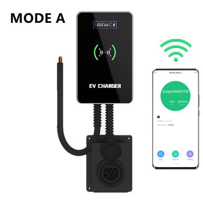 China Fast Charging Support SHONIU Wallbox 1 Phase 7KW 11KW 22KW 32A MODE One OCPP 1.6 APP Home WIFI Charging Station AC Ev Fast Charger for sale