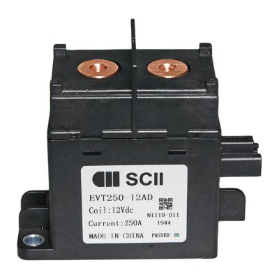 China SCII EVT250-12AD Ceramics 250A EV Charger Energy Storage DC Solar Photovoltaic High Voltage Contactor for sale