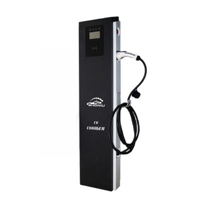 China Factory Direct Wholesale Fast Charger 14kw 2guns Type2 AC Ev Fast Support Charging Ev Charging Stations for sale