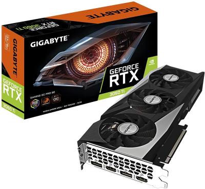 China Workstation GIGAOCTE GeForce RTX 3060ti 3060 GAMING OC LHR Graphics Cards for sale