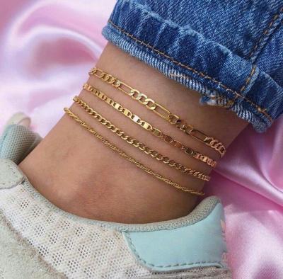 China 2020 FASHIONABLE new fashion anklet foot chain summer jewelry wholesale and retail anklet for female and male for sale