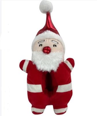 China Santa Claus Novelty Slippers Trade Snow Christmas Gift Slippers Custom Made Trend 2021 Fashion New Slippers Wholesale for sale