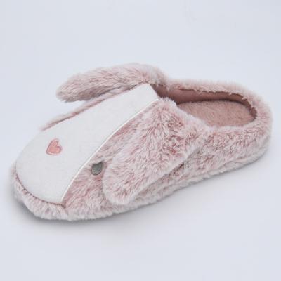 China 2021 Winter Fashion Trend Latest Design Ladies Girls Character Bunny Fur Slippers For Women Bedroom Indoor Slippers for sale