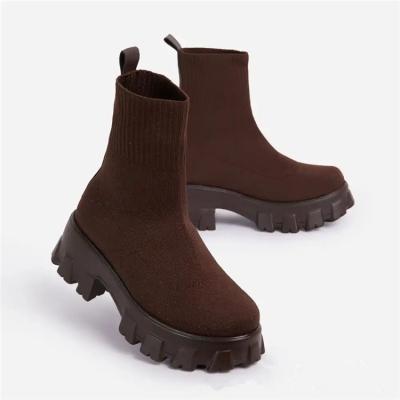 China 2021 Winter Anti-slippery Martin Boots Designer Ladies Boots Women Luxury Famous Brands for sale