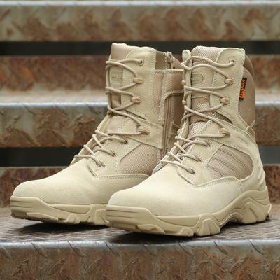 China 2021 new fashion wintermen desert boots men sport leather flat designer military boots 10 for sale