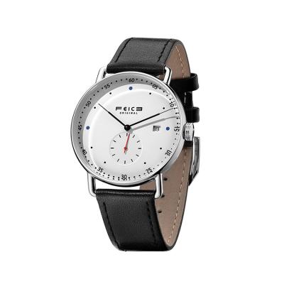 China Bauhaus Classic Men's Sports Mechanical Watch Date Automatic Design Fashion Waterproof Casual Evening Wear Wrist Watch Leather for sale