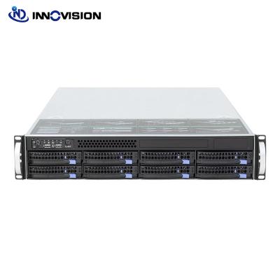 China 1.0mm Top Factory Direct Selling 2U 8 HDD SGCC Bays Storage Server with i3 i5 i7 or E3 CPU, Max 64Gb Memory for sale