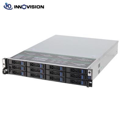 China Big Data 2u Rack Storage Server 12bays hotswap Xeon E5 Dual Server with 4Gbe LAN Ports S25612-M06DE Dual E5 32GB RAM for sale