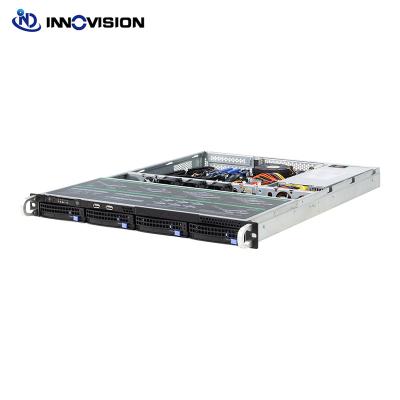 China With huge fan 1U data storage 4 bays hotswap rackmount server chassis for sale