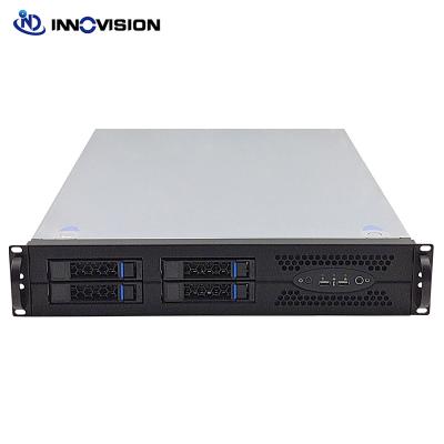 China With Fan NF25704 Economical NAS 2U Storage Server Chassis With 4Bays Hot-Swapped Rack Case for sale