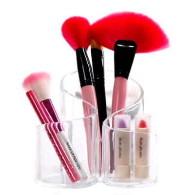 China Modern Brushes Storage Clear Acrylic Make Up Organizer Storage Cosmetic Organizer For Makeup for sale