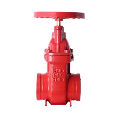 China Ductile Iron New Product Hot Selling Fire Fighting Water System Sluice Flanged Gate Valve for sale