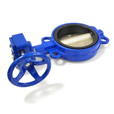 China Ductile Cheap Wholesale Industrial Style Industrial Wafer Style Iron Butterfly Valve for sale