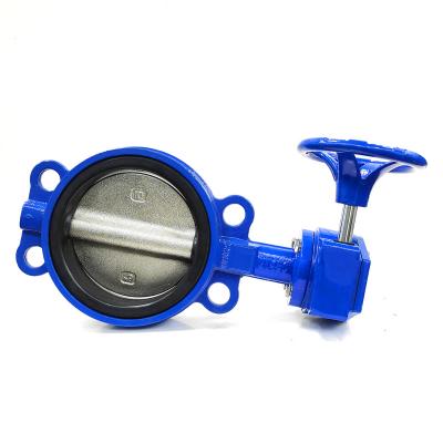 China Ductile Iron Fine Quality Sanitary Butterfly Valve Wafer Electric Motorized Type Butterfly Valve for sale