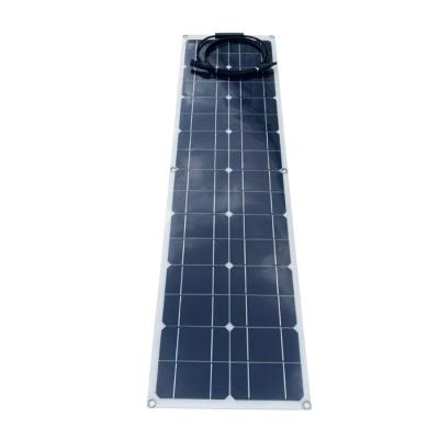 China High Efficiency Mono Flexible Solar Panel ETFE PV 12v 24v Sunpower 60W 90W 100w 200w RV ​​Solar Panel Kit To Europe France Germany for sale