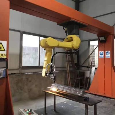 China Industrial Laser Welding Robot 4 Axis 6 Axis 8 Axis Robotic Arm Laser Cutting Welding System zu verkaufen