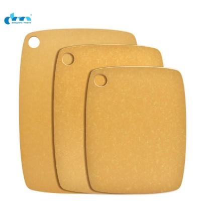 China Sustainable Wood Fiber Cutting Board Natural Color For Restaurant for sale