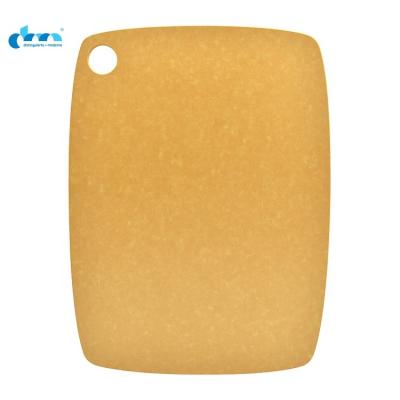 China Viable Natural Color Wood Fiber Cutting Board Multifunctional Cutting Board for sale