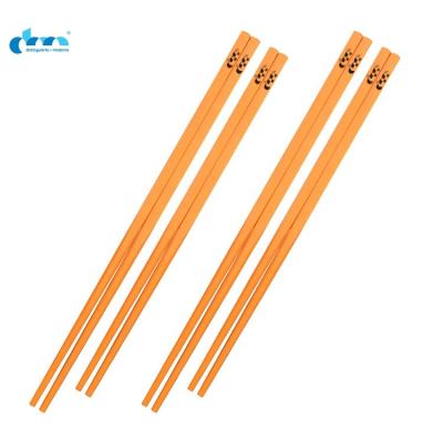 China Sustainable Antibacterial And Rustproof Wood Fiber Chopsticks For Chain Restaurant With Customization Logo for sale