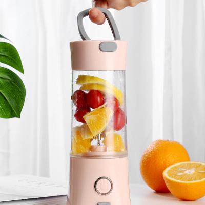 China Portable Juicer Blender Pink Color 1500mah Battery High Quality Juice Blender Juice Maker And Rechargeable for sale