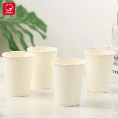 China Customized Disposable Printed Eco-Friendly Degradable Disposable Custom Brown Kraft Coffee Paper Cups With Lid for sale