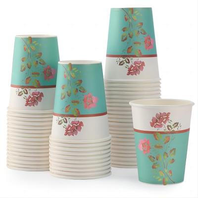 China Wholesale High Quality Recyclable Custom Paper Cups 9oz/12oz/16oz/20oz Double Ripple Wall Coffee Disposable Paper Cups With Lid for sale