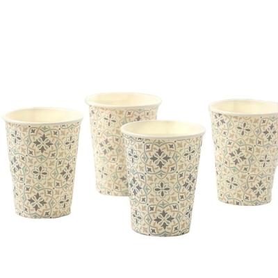 China Wholesale High Quality Degradable Disposable Paper Cups Recyclable For Luxury Eco-friendly Paper Coffee Cups Hot/Cold Drinks With Lid for sale