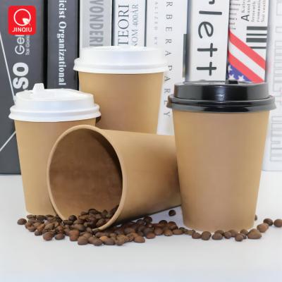 China Custom High Quality Disposable Biodegradable Eco Friendly Compostable Paper Coffee Cups Recyclable Paper Cups for sale