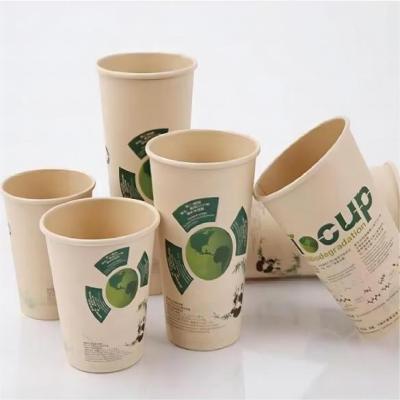 China Luxury High Quality Biodegradable Disposable Custom Paper Cups Recyclable With Logo For Hot Drinks Packaging Paper Coffee Cups for sale