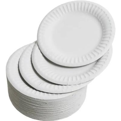 China Wholesale Recycled Materials Salad Bowl Around Paper Plate Paper Bowl And Rolls Custom Printing Compostable Disposable Paper Plates for sale