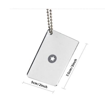 China With Handy Reflector Acrylic Mirror Survival Rescue Mirror Key Chain Signal Battery Life Portable Tool for sale