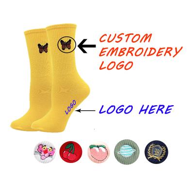 China Custom Logo Designer Socks Embroidery Custom SX Socks Manufacturer Wholesale Bamboo QUICK DRY Fashion Cotton Men's Socks for sale