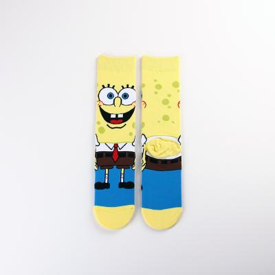 China Wholesale New Fashion Trend Shunxin School Cotton Mid Calf Length Socks Breathable Comfortable Cartoon Socks for sale