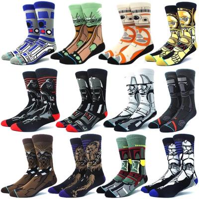 China Sports shunxin wholesale custom crazy funny basketball dress men character tube crew classic cotton star movie fights sports cool socks for sale