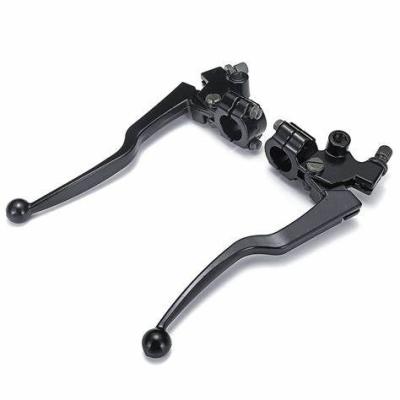 China CNC Aluminum Electric Motorcycle Scooter Clutch Lever Bike Performance Disc Brake Levers Grip Levers for sale