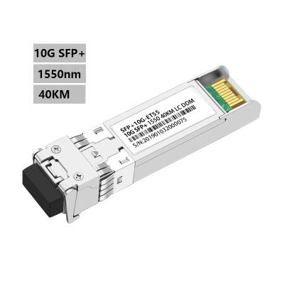 China FTTX Gpon 10G SFP+ 40KM Optical Transceiver 1550nm SFP Module for sale