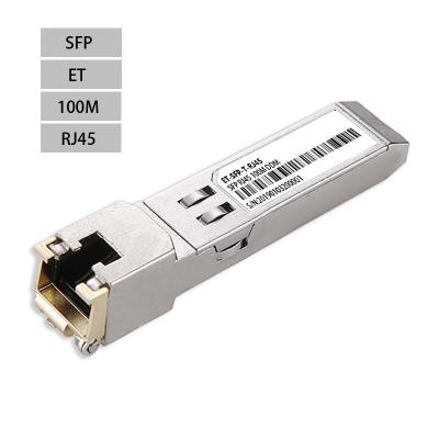 China FTTX 100BASE-T RJ45 100m Copper Transceiver SFP Module for sale