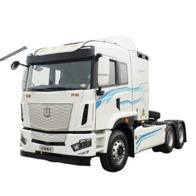 China Geely Yuanhe, versión estándar H7, Yiwei con carga de 423Kwh, tractor eléctrico puro 6x4 para transporte portuario en venta