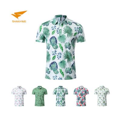 China Custom Logo Men Dry Fit Lacosta Camisas Polo Golf Shirts Anti-Wrinkle Moisture Wicking Pique Cotton Running Sublimation T-Shirts for sale