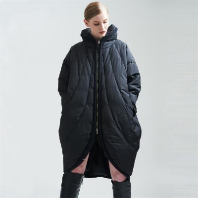 China Women's Breathable Cotton Thickened Zipper Quilted Woens Down Casual Ladies Winter Coat Jacket for sale